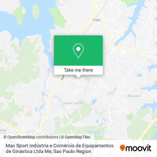 Mac Sport Indústria e Comércio de Equipamentos de Ginástica Ltda Me map