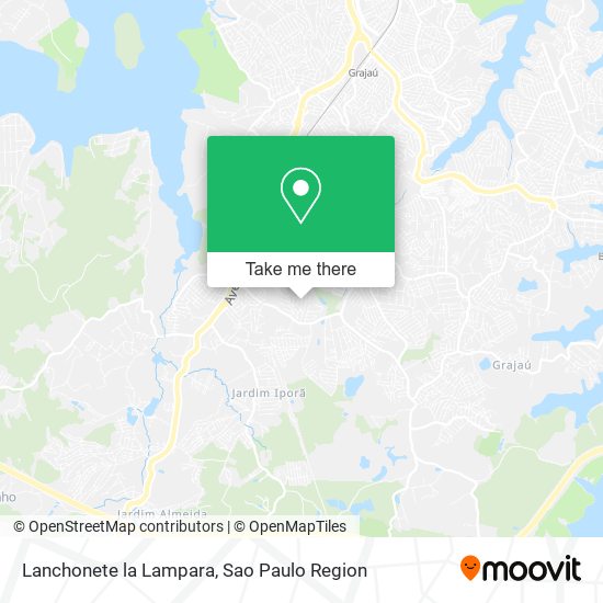 Lanchonete la Lampara map