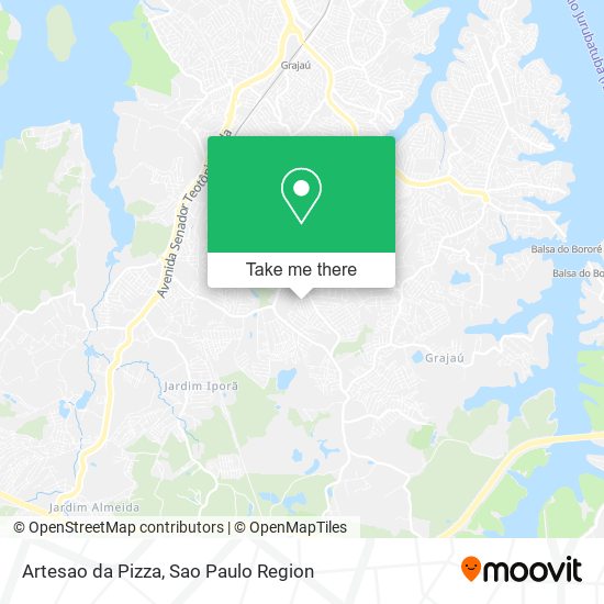 Artesao da Pizza map