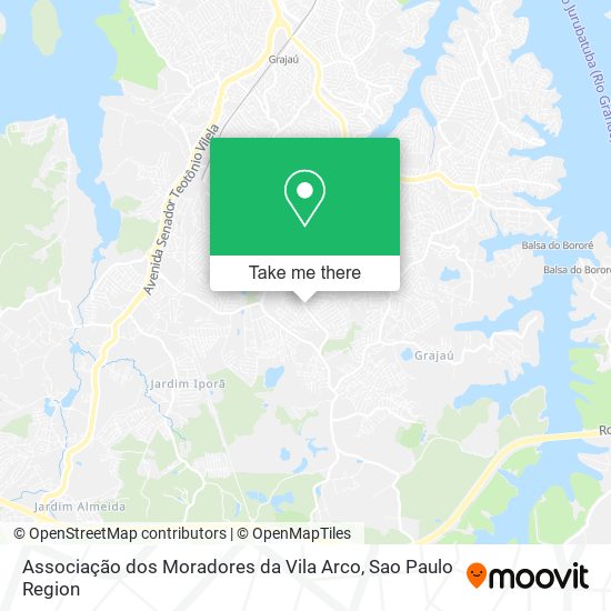 Associação dos Moradores da Vila Arco map