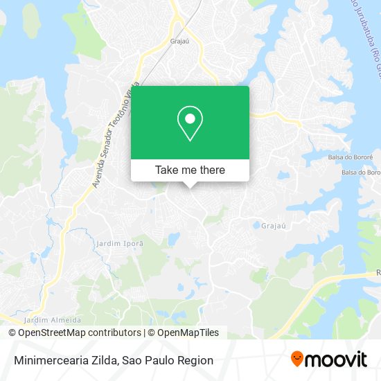 Minimercearia Zilda map