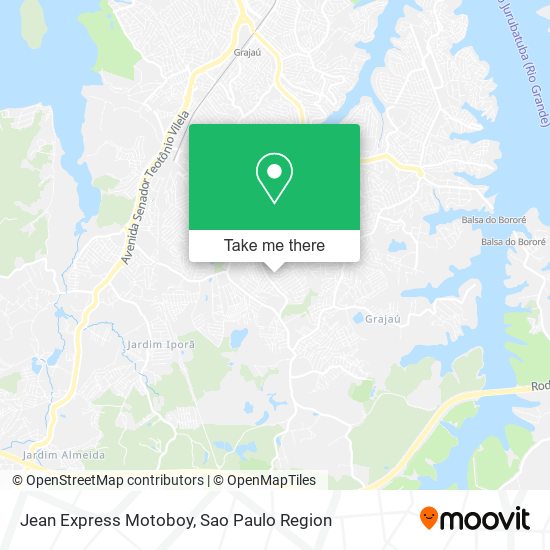 Jean Express Motoboy map