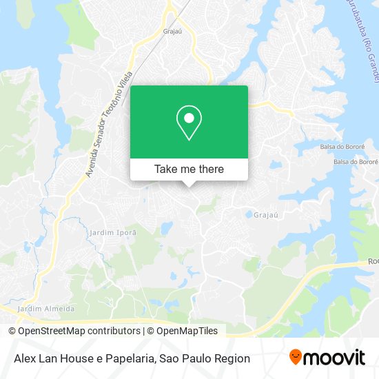 Alex Lan House e Papelaria map