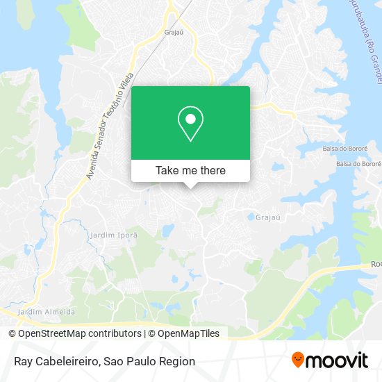 Ray Cabeleireiro map