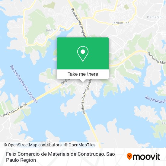 Mapa Felix Comercio de Materiais de Construcao