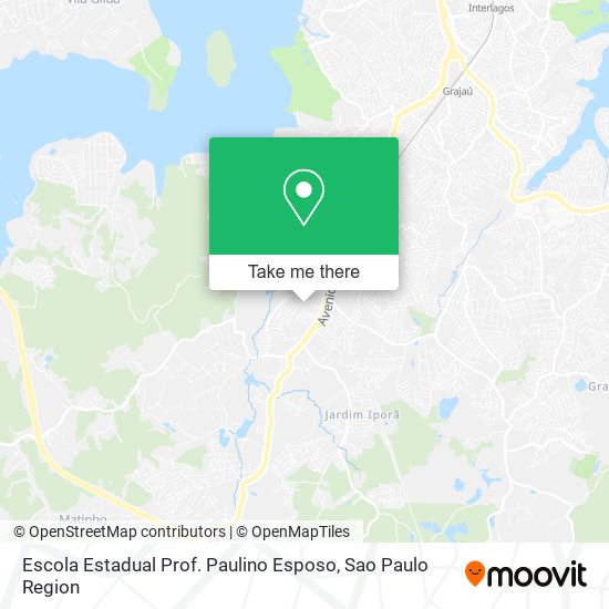 Mapa Escola Estadual Prof. Paulino Esposo