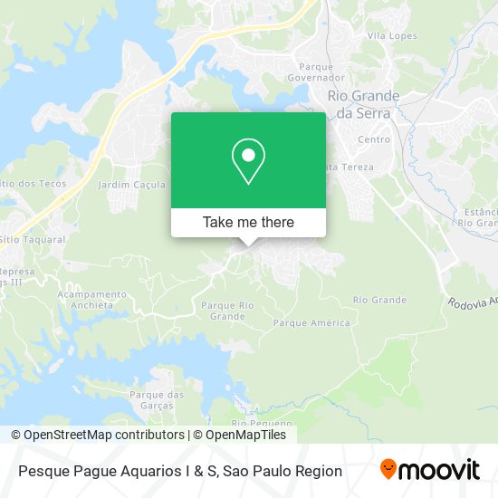 Pesque Pague Aquarios I & S map