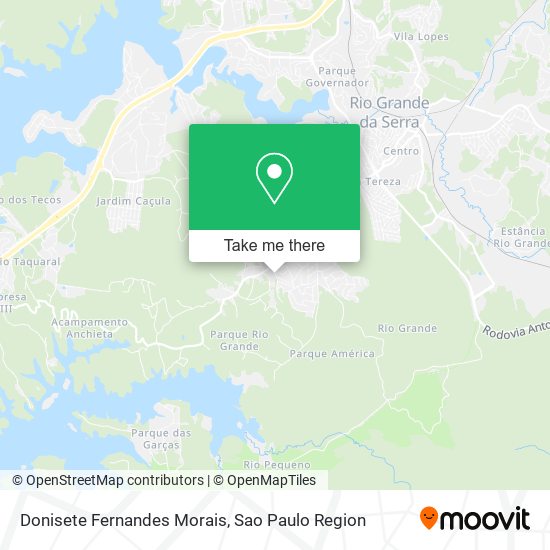 Donisete Fernandes Morais map