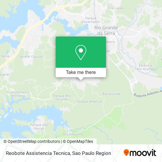 Reobote Assistencia Tecnica map