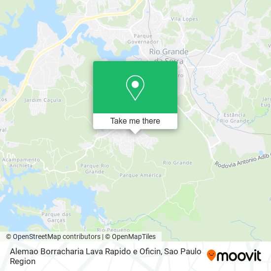 Alemao Borracharia Lava Rapido e Oficin map