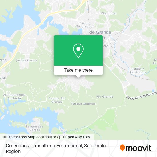 Mapa Greenback Consultoria Empresarial