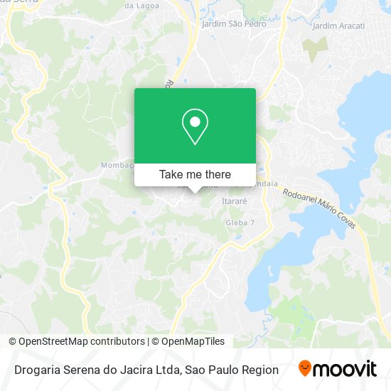 Mapa Drogaria Serena do Jacira Ltda