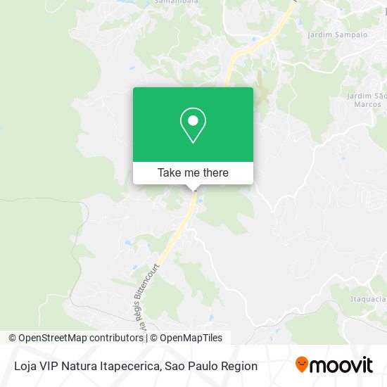 Loja VIP Natura Itapecerica map
