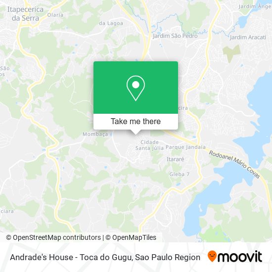 Andrade's House - Toca do Gugu map