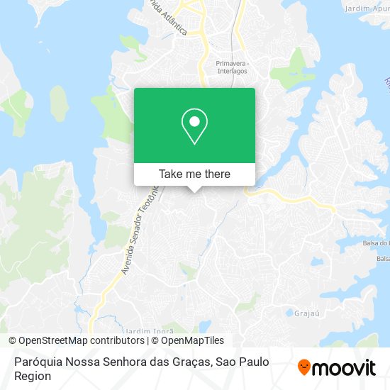 Mapa Paróquia Nossa Senhora das Graças