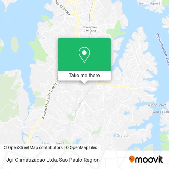Mapa Jgf Climatizacao Ltda