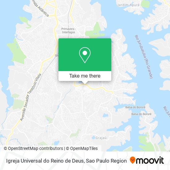 Igreja Universal do Reino de Deus map