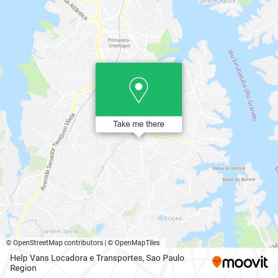 Help Vans Locadora e Transportes map