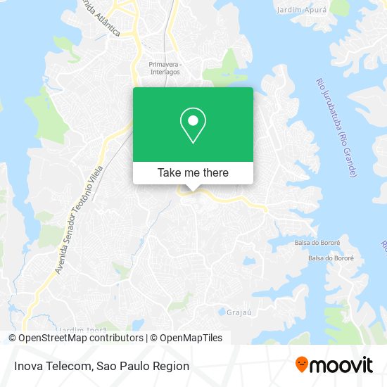 Mapa Inova Telecom