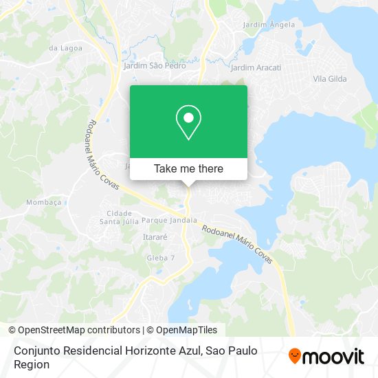 Mapa Conjunto Residencial Horizonte Azul