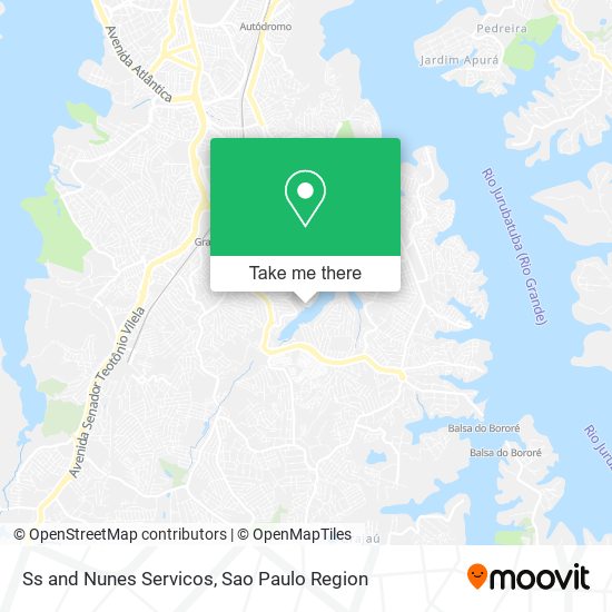 Ss and Nunes Servicos map