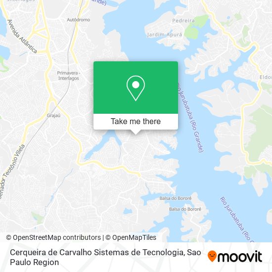 Cerqueira de Carvalho Sistemas de Tecnologia map