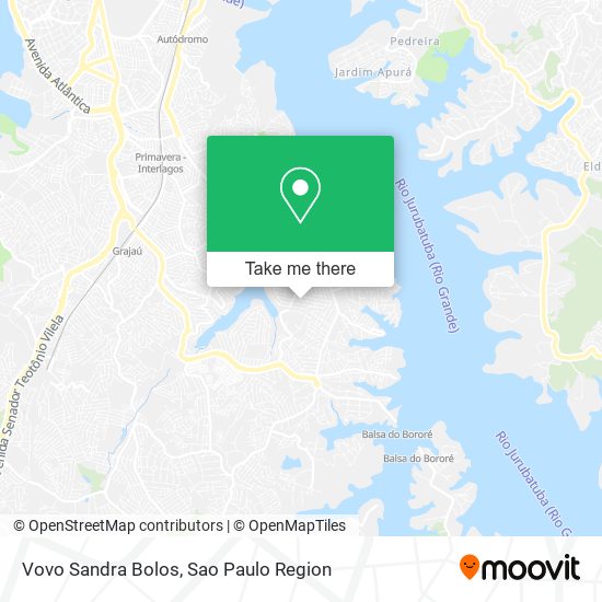 Vovo Sandra Bolos map