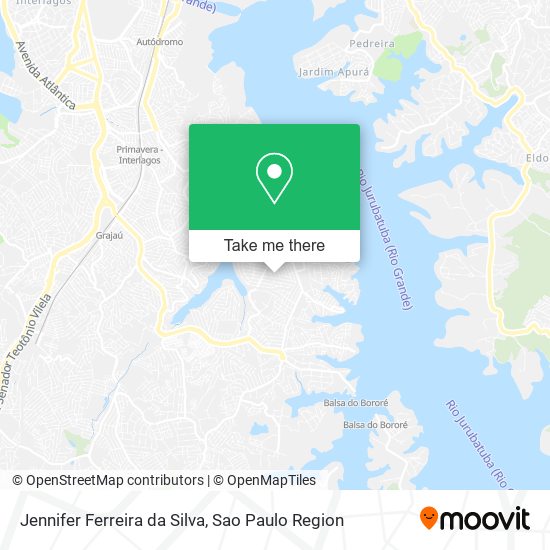 Jennifer Ferreira da Silva map