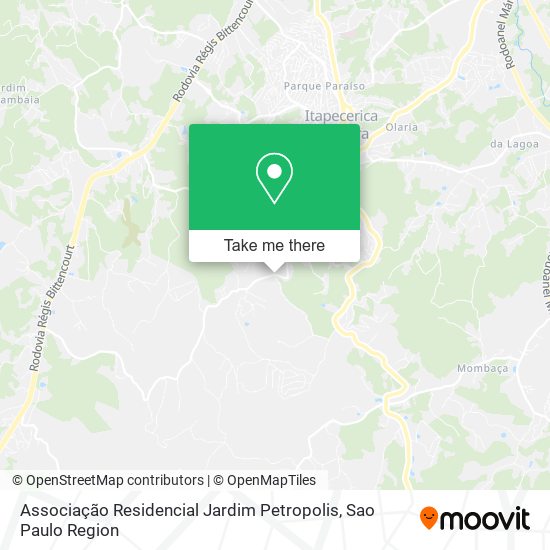 Mapa Associação Residencial Jardim Petropolis