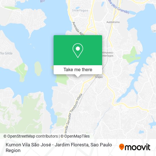 Kumon Vila São José - Jardim Floresta map