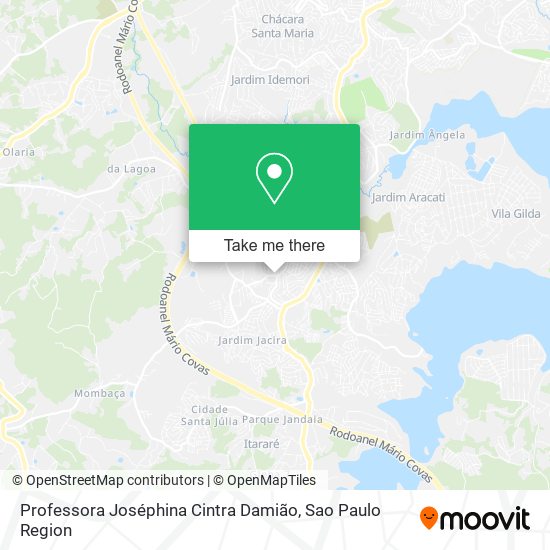 Professora Joséphina Cintra Damião map