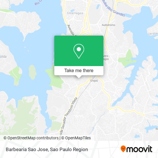 Mapa Barbearia Sao Jose