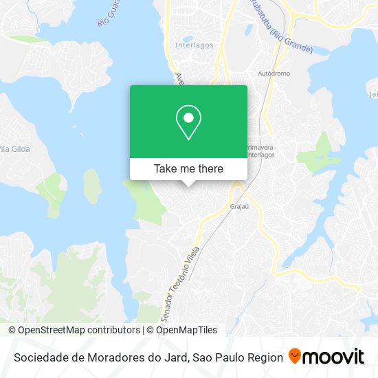 Mapa Sociedade de Moradores do Jard