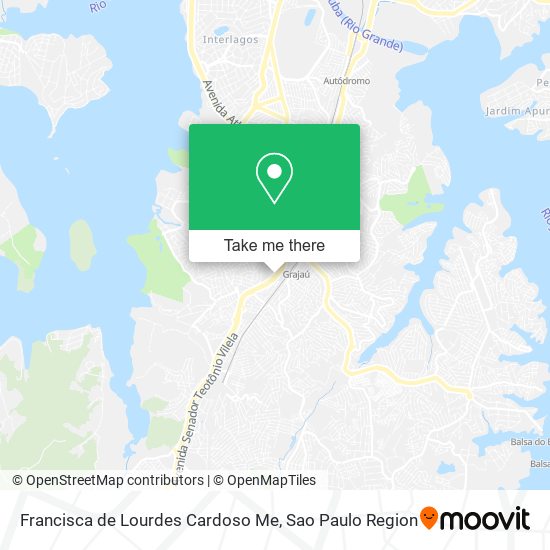 Francisca de Lourdes Cardoso Me map