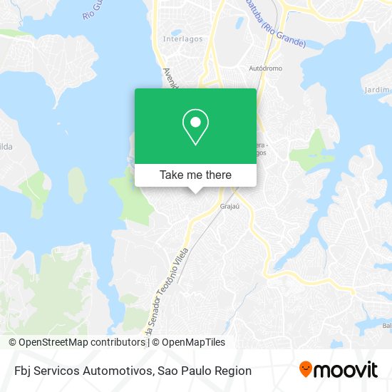 Mapa Fbj Servicos Automotivos