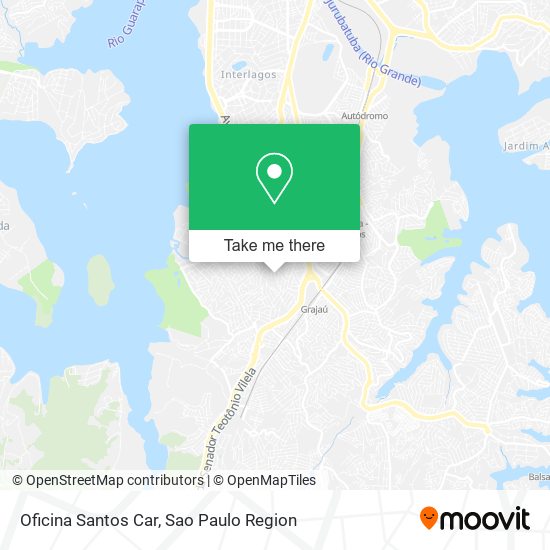 Oficina Santos Car map