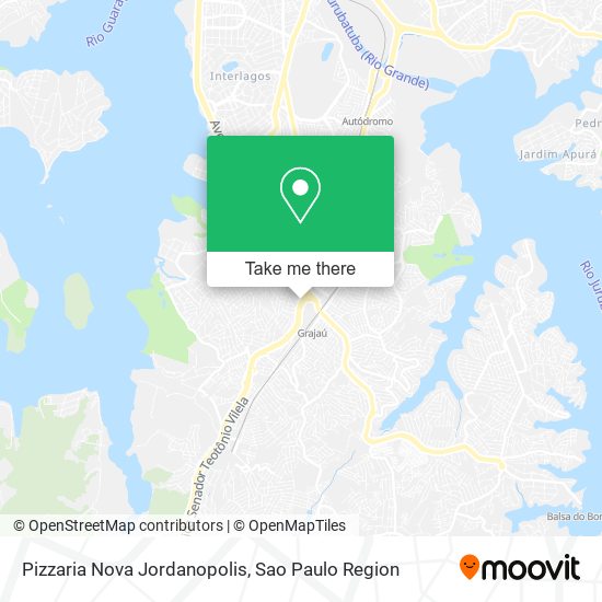 Pizzaria Nova Jordanopolis map