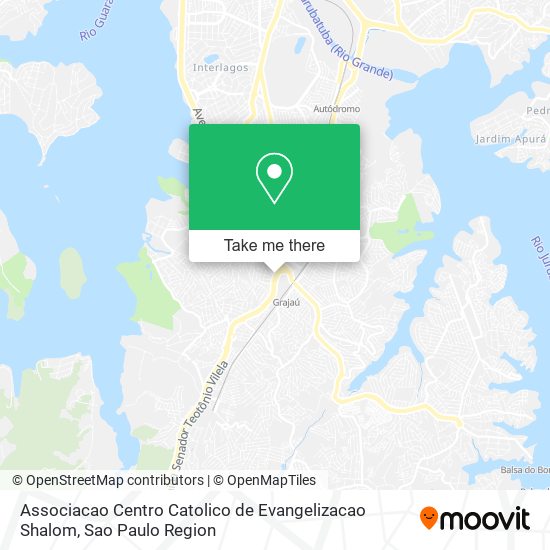 Associacao Centro Catolico de Evangelizacao Shalom map