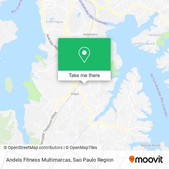 Mapa Andels Fitness Multimarcas