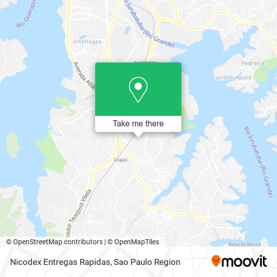 Nicodex Entregas Rapidas map