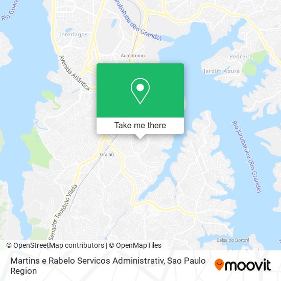 Martins e Rabelo Servicos Administrativ map