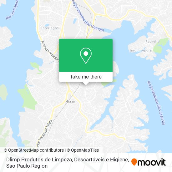 Dlimp Produtos de Limpeza, Descartáveis e Higiene map