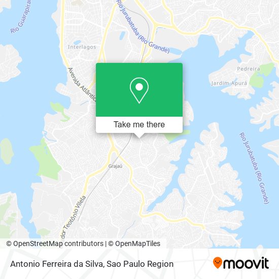 Mapa Antonio Ferreira da Silva