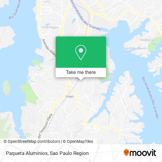 Paqueta Aluminios map