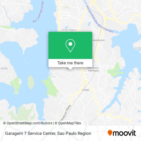 Garagem 7 Service Center map