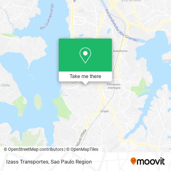 Izass Transportes map