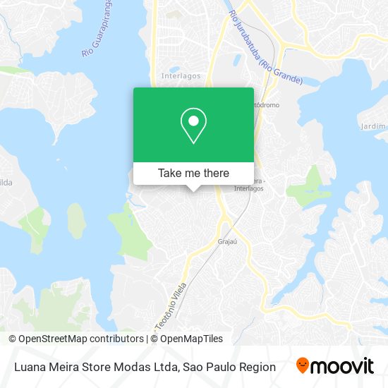 Luana Meira Store Modas Ltda map