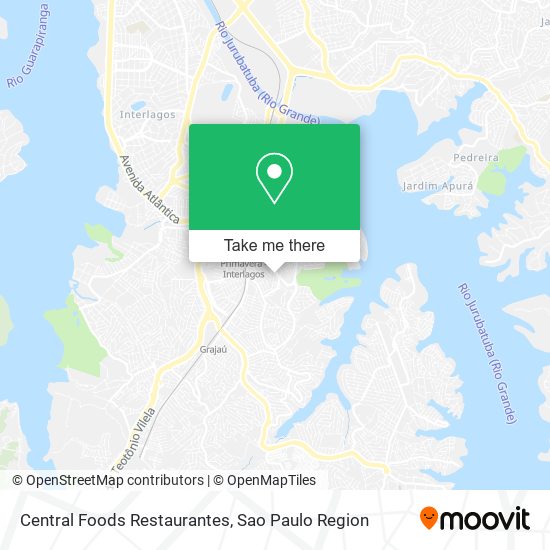 Central Foods Restaurantes map