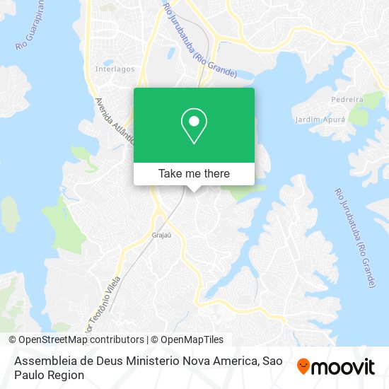 Assembleia de Deus Ministerio Nova America map