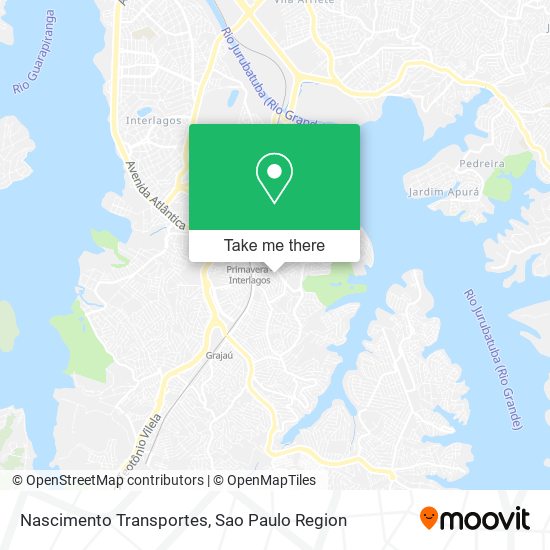 Nascimento Transportes map